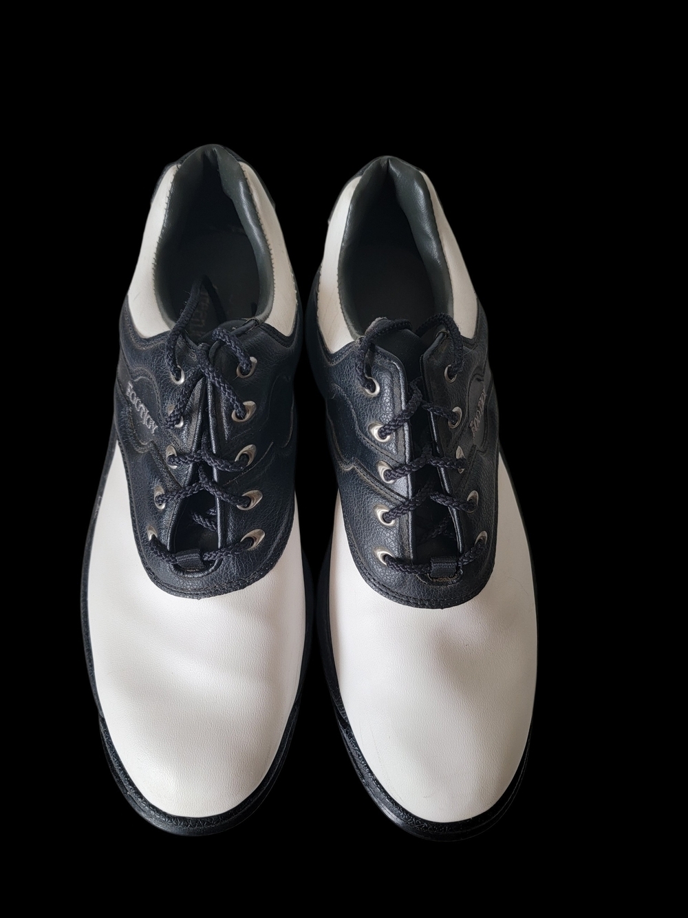 FootJoy Men’s Black & White Comfort Golf Shoes Size 11 - Picture 7 of 7